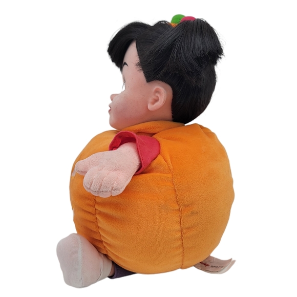 Disney Pixar Monster's Inc Flocked Pumpkin Boo Laughing Doll HTF - Picture 2 of 5